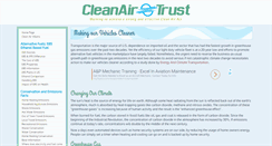Desktop Screenshot of cleanairtrust.org